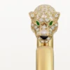Brățară Panthere De Cartier, model mic, semi-pavată