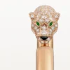 Brățară Panthere De Cartier, model mic, semi-pavată