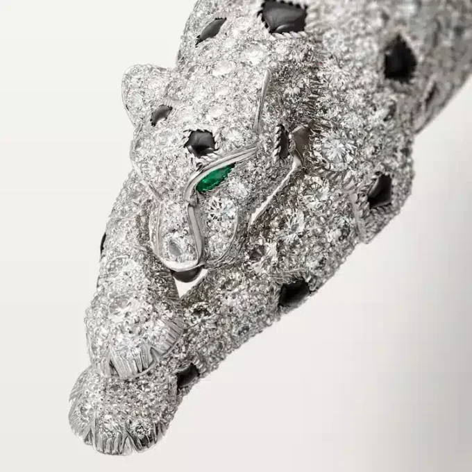 Brățară Panthere De Cartier, pavată