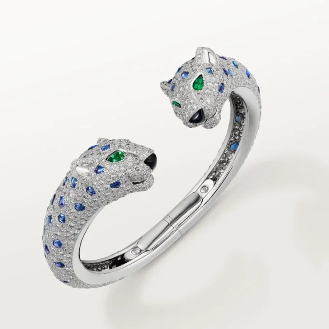 Brățară Panthere De Cartier, safir, pavată