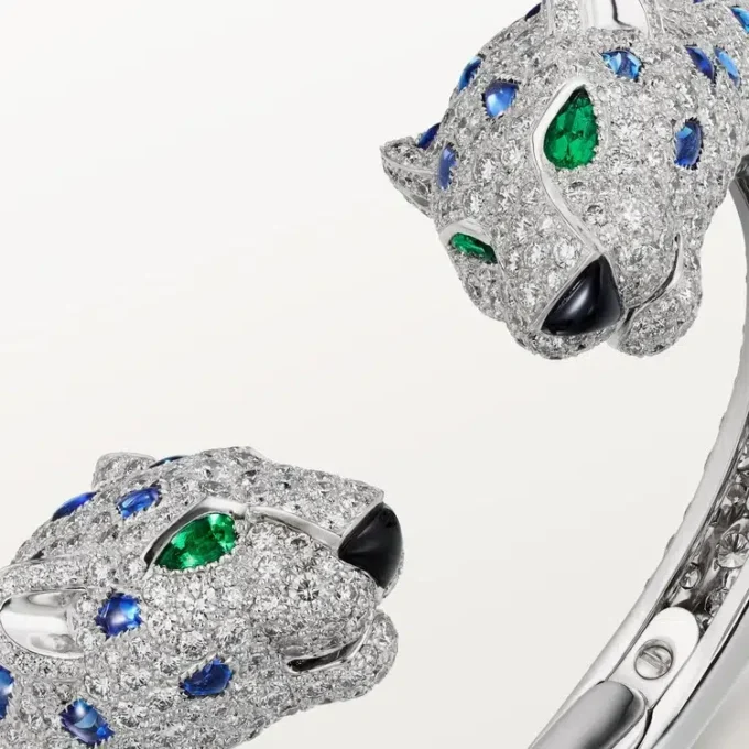 Brățară Panthere De Cartier, safir, pavată