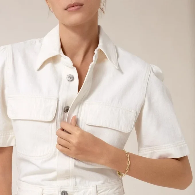 Brățară Santos De Cartier, lanț, model mediu
