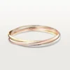 Brățară Trinity din aur tricolor, model clasic | Cartier Us
