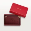 Breloc pentru 6 chei, Must De Cartier – Piele de vițel de culoare burgund, finisaj auriu – Cartier