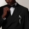 Broșă Panthere De Cartier – Aur alb, smaralde, onix, diamante – Cartier