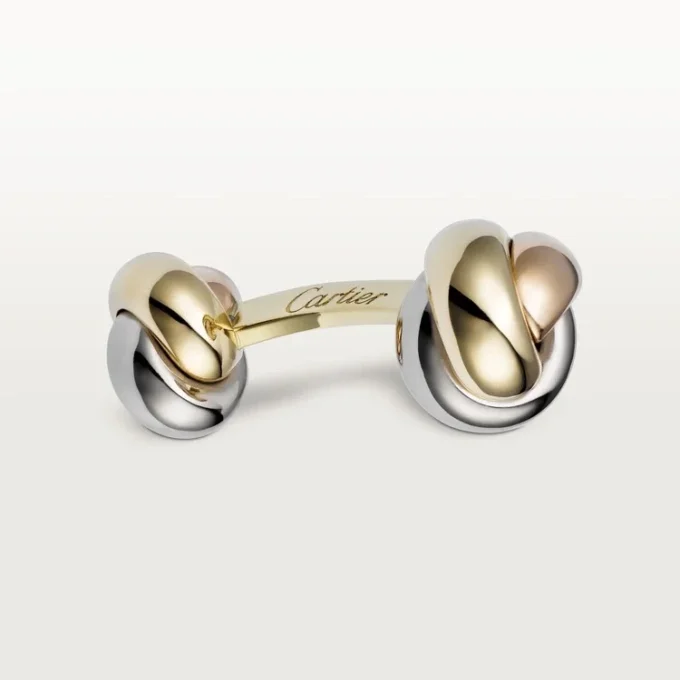 Butoni Trinity – Aur galben, roz și alb – Cartier Butoni Trinity – Aur galben, roz și alb – Cartier