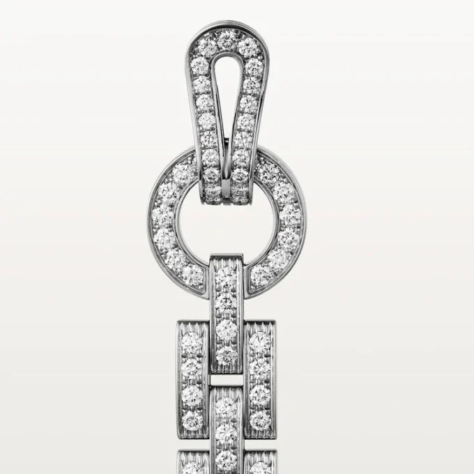 Cercei Agrafe – Aur alb, Diamante – Cartier Cercei Agrafe – Aur alb, Diamante – Cartier