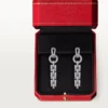 Cercei Agrafe – Aur alb, Diamante – Cartier Cercei Agrafe – Aur alb, Diamante – Cartier