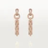 Cercei Agrafe – Aur roz, Diamante – Cartier Cercei Agrafe – Aur roz, Diamante – Cartier