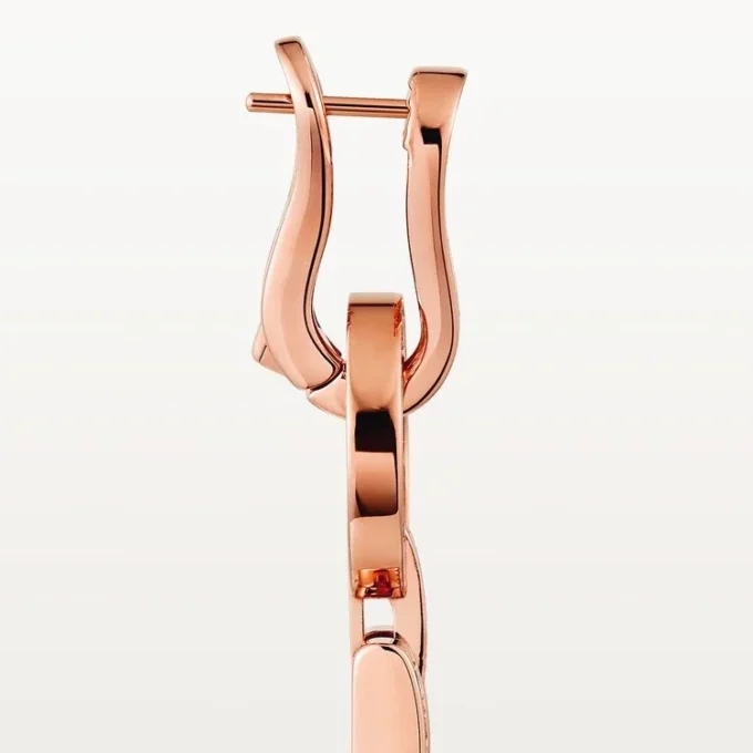 Cercei Agrafe – Aur roz, Diamante – Cartier Cercei Agrafe – Aur roz, Diamante – Cartier