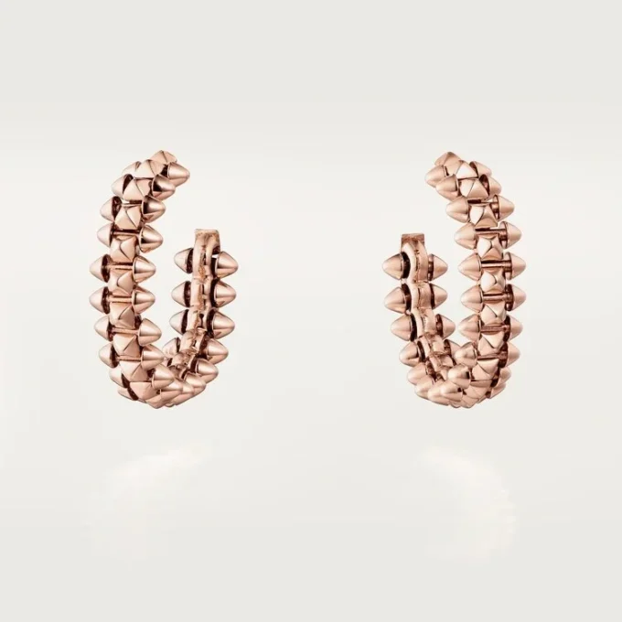 Cercei Clash De Cartier – Aur roz, mici | Cartier Us Cercei Clash De Cartier – Aur roz, mici | Cartier Us