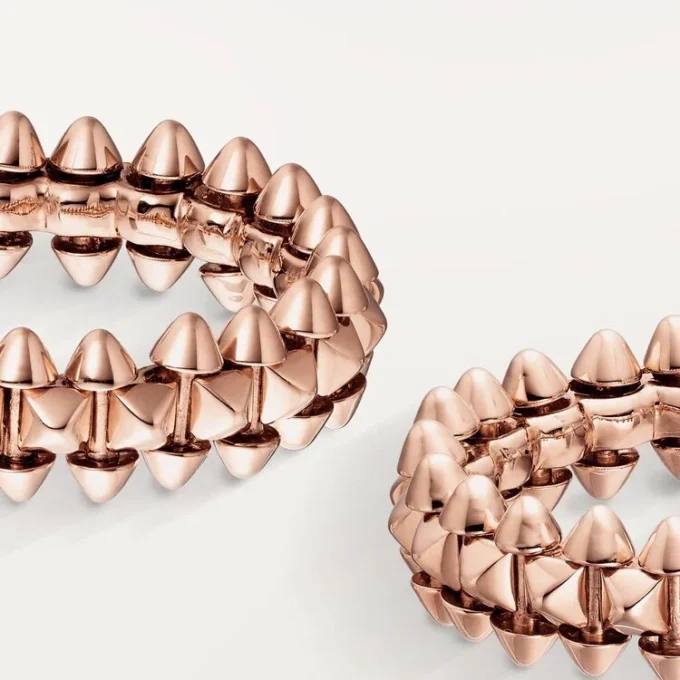Cercei Clash De Cartier – Aur roz, mici | Cartier Us Cercei Clash De Cartier – Aur roz, mici | Cartier Us