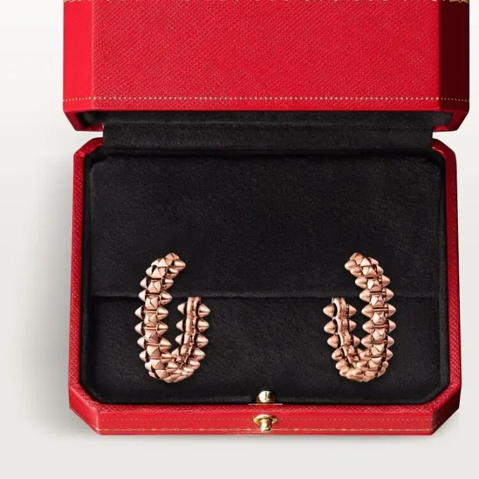 Cercei Clash De Cartier – Aur roz, mici | Cartier Us Cercei Clash De Cartier – Aur roz, mici | Cartier Us