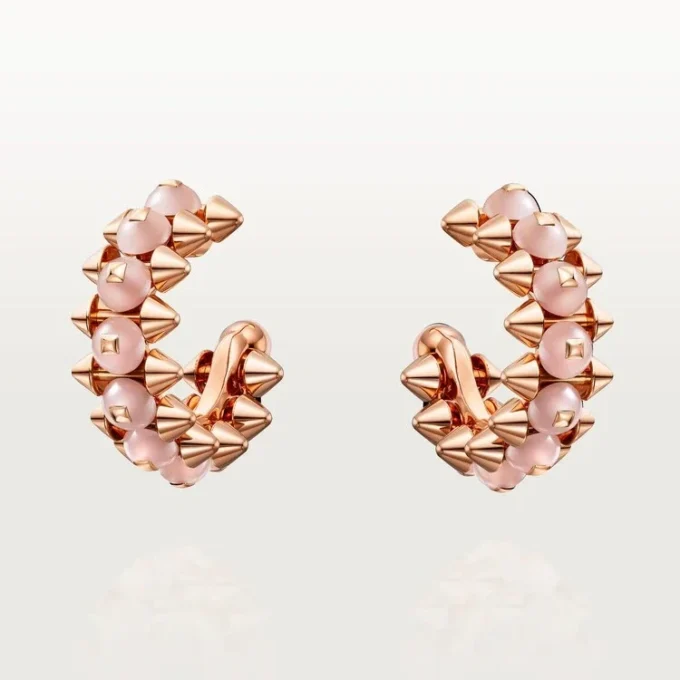 Cercei Clash De Cartier, calcedonie roz Cercei Clash De Cartier, calcedonie roz