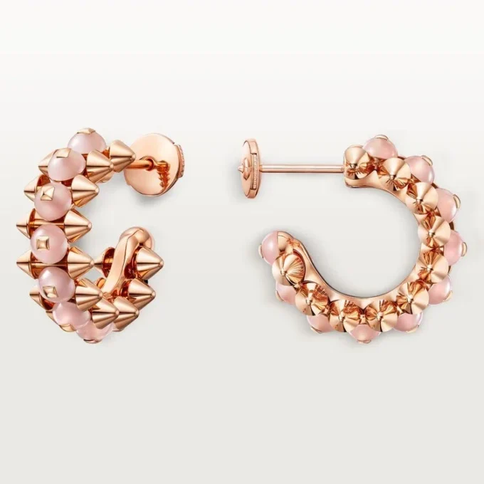 Cercei Clash De Cartier, calcedonie roz Cercei Clash De Cartier, calcedonie roz