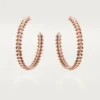 Cercei Clash De Cartier model mic – Aur roz – Cartier Cercei Clash De Cartier model mic – Aur roz – Cartier