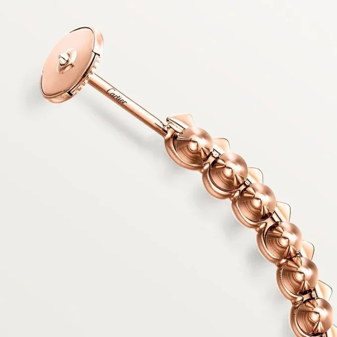 Cercei Clash De Cartier model mic – Aur roz – Cartier Cercei Clash De Cartier model mic – Aur roz – Cartier