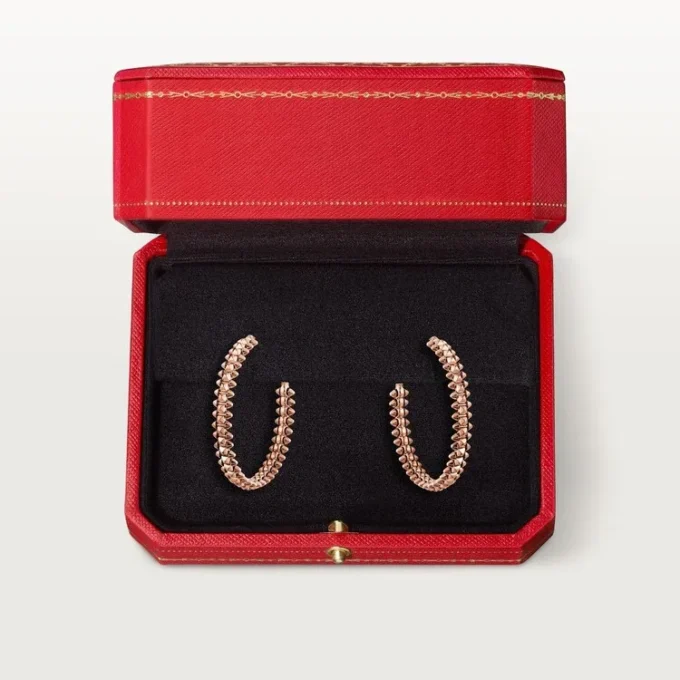 Cercei Clash De Cartier model mic – Aur roz – Cartier Cercei Clash De Cartier model mic – Aur roz – Cartier