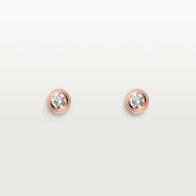 Cercei Diamants Legers – Aur roz, Diamante – Cartier