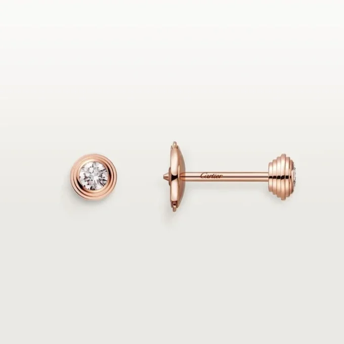 Cercei Diamants Legers – Aur roz, Diamante – Cartier