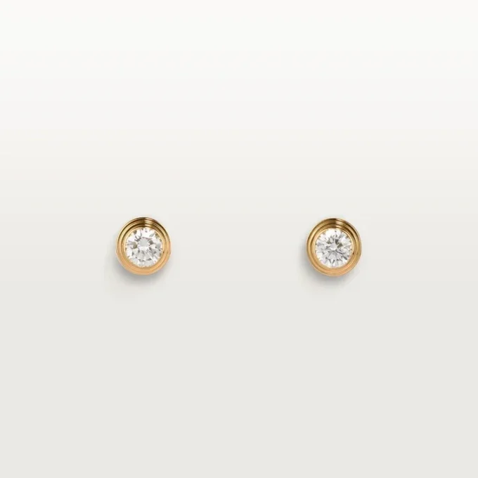 Cercei Diamants Legers, mm – Aur galben, Diamante – Cartier