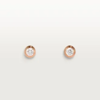 Cercei Diamants Legers, mm – Aur roz, Diamante – Cartier