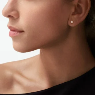Cercei Diamants Legers, mm – Aur roz, Diamante – Cartier