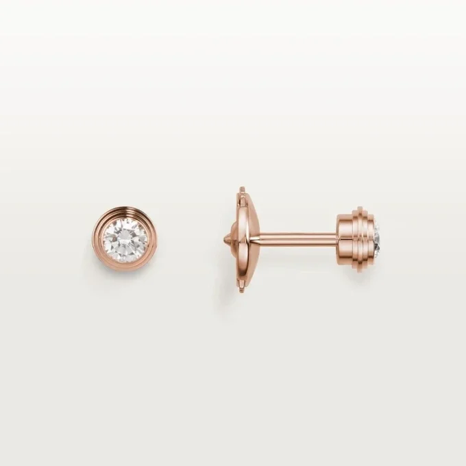 Cercei Diamants Legers, mm – Aur roz, Diamante – Cartier