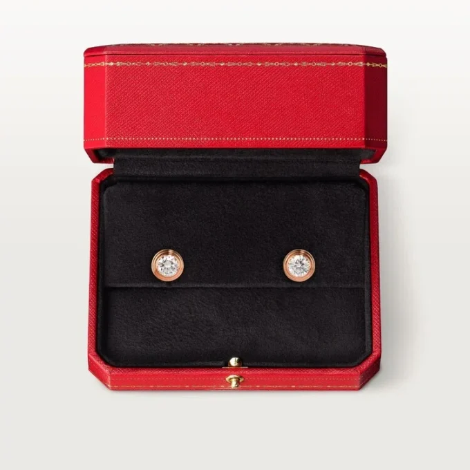 Cercei Diamants Legers, mm – Aur roz, Diamante – Cartier