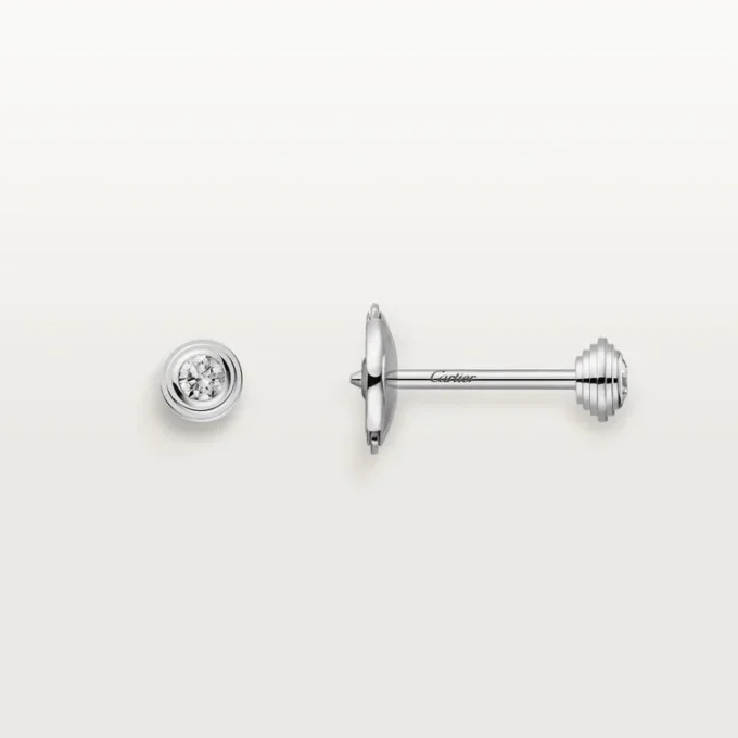Cercei Diamants Legers XS – Aur alb, Diamante – Cartier