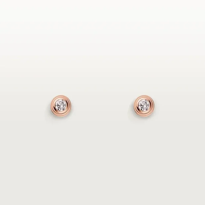 Cercei Diamants Legers XS – Aur roz, Diamante – Cartier