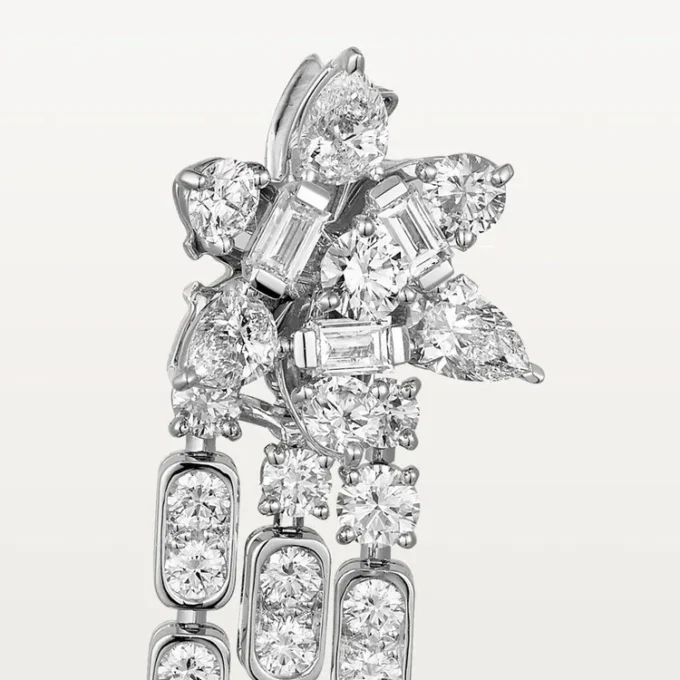 Cercei din colecția Diamond, diamante