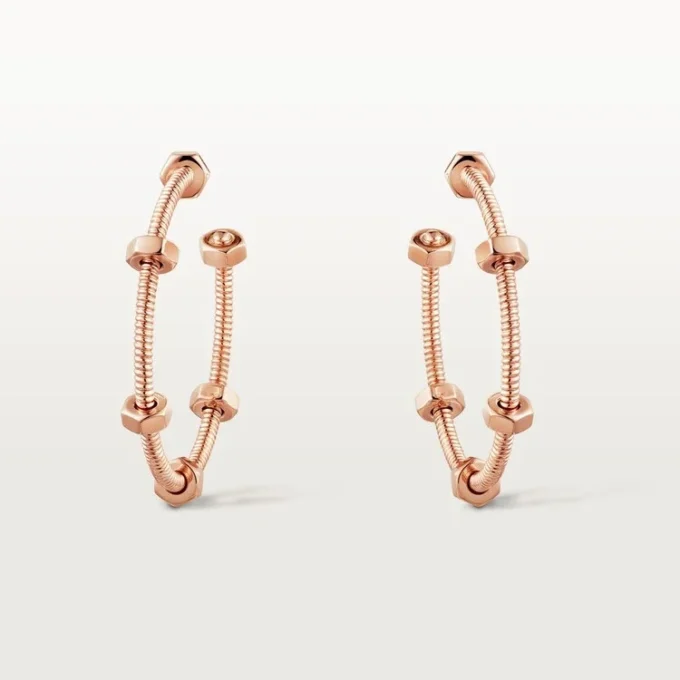 Cercei Ecrou De Cartier – Aur roz – Cartier