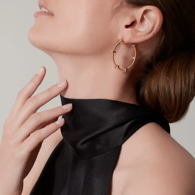 Cercei Ecrou De Cartier – Aur roz – Cartier