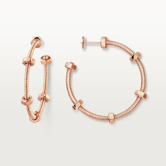 Cercei Ecrou De Cartier – Aur roz – Cartier