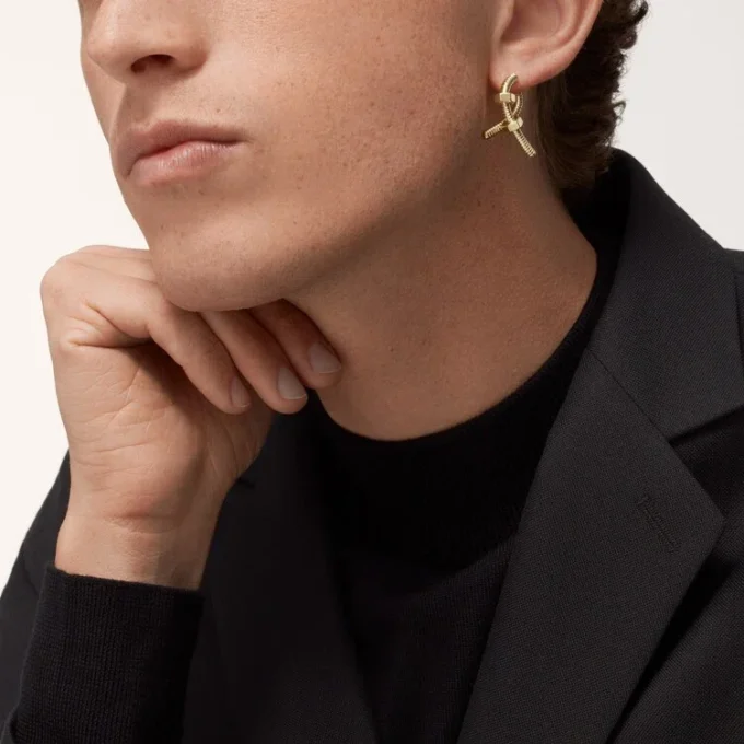 Cercei Ecrou De Cartier pentru urechea dreaptă – Aur galben – Cartier