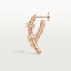 Cercei Ecrou De Cartier pentru urechea dreaptă – Aur roz, Diamante – Cartier
