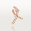 Cercei Ecrou De Cartier pentru urechea stângă – Aur roz, Diamante – Cartier