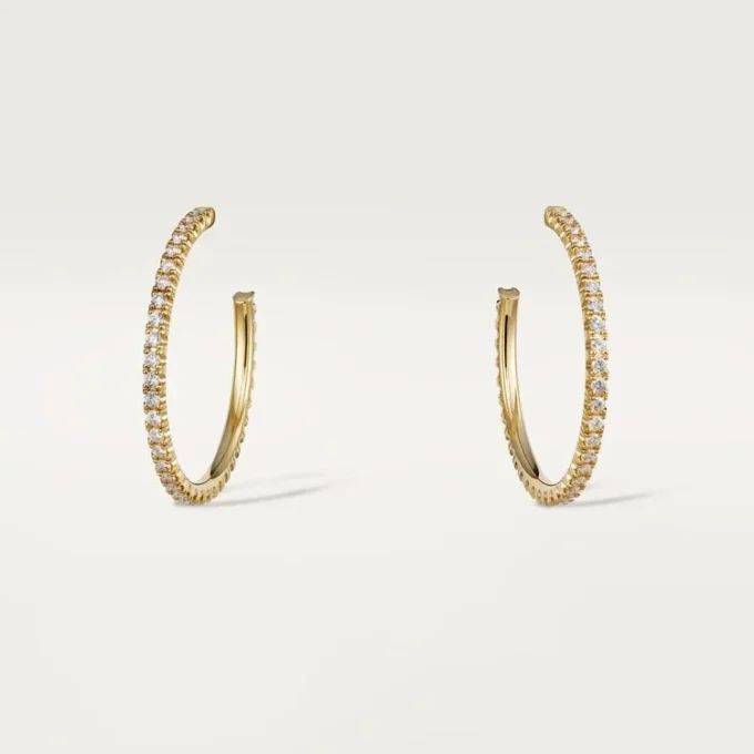 Cercei Etincelle De Cartier – Aur galben, Diamante – Cartier
