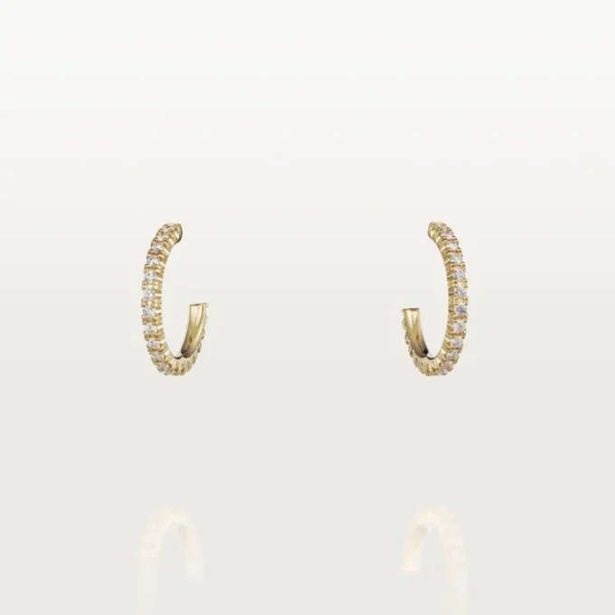 Cercei Etincelle De Cartier – Aur galben, Diamante – Cartier