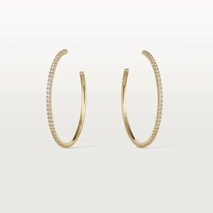 Cercei Etincelle De Cartier – Aur galben, Diamante – Cartier