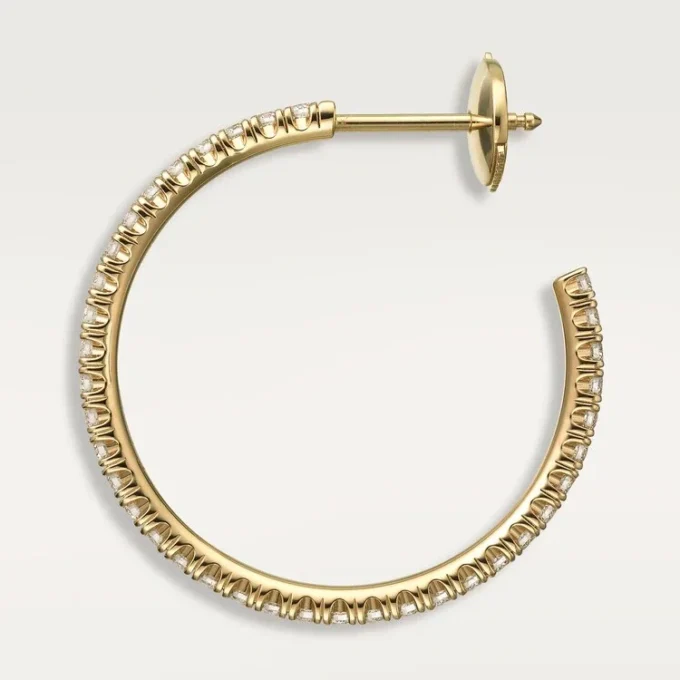 Cercei Etincelle De Cartier – Aur galben, Diamante – Cartier