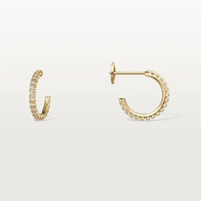 Cercei Etincelle De Cartier – Aur galben, Diamante – Cartier