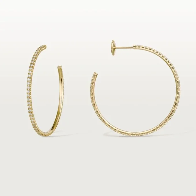 Cercei Etincelle De Cartier – Aur galben, Diamante – Cartier