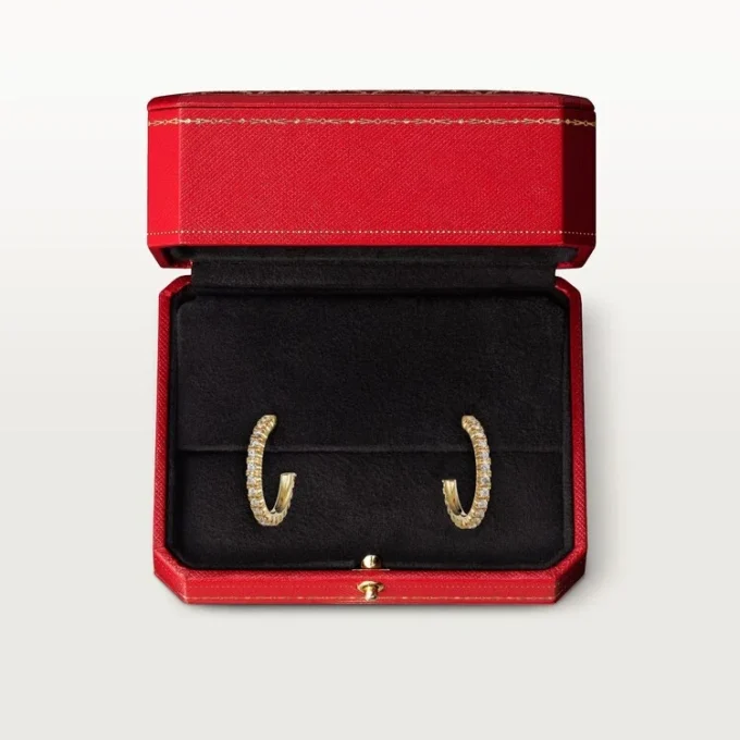 Cercei Etincelle De Cartier – Aur galben, Diamante – Cartier