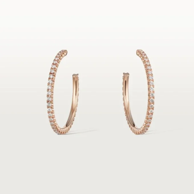 Cercei Etincelle De Cartier – Aur roz, Diamante – Cartier