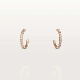 Cercei Etincelle De Cartier – Aur roz, diamante – Cartier