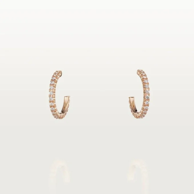 Cercei Etincelle De Cartier – Aur roz, diamante – Cartier
