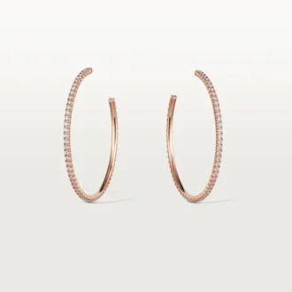 Cercei Etincelle De Cartier – Aur roz, diamante – Cartier
