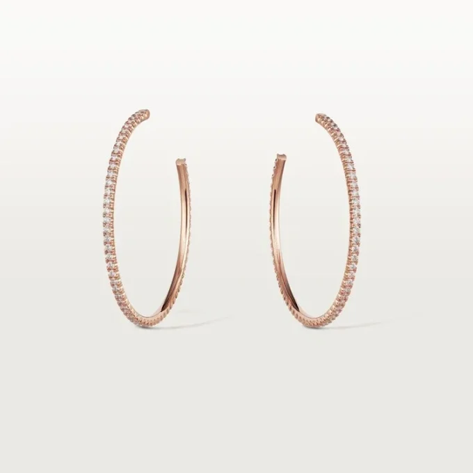 Cercei Etincelle De Cartier – Aur roz, diamante – Cartier